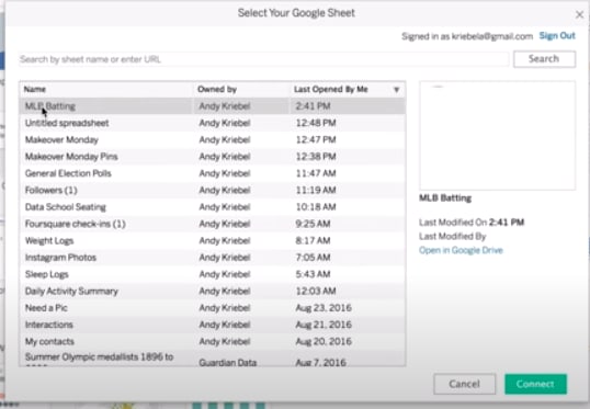 Extracting the desired sheet - Transfer Data for Free from Google Sheets to your target destination